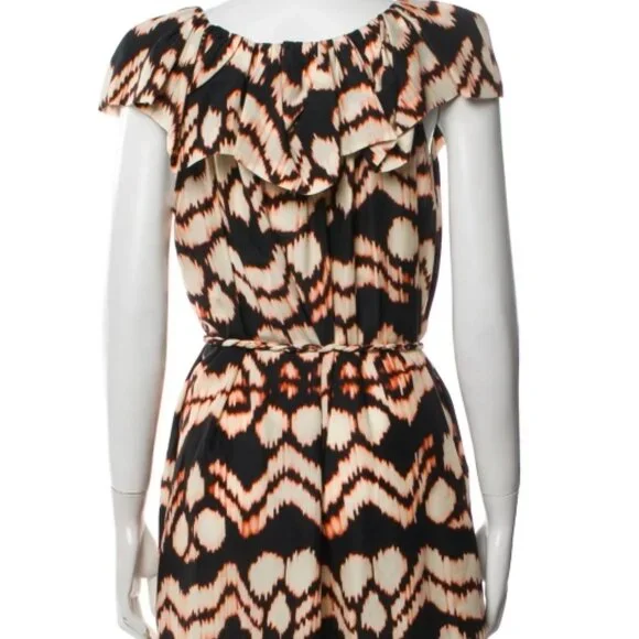 NWOT ULLA JOHNSON Anora Silk Midi Dress in Obsidian S $890
